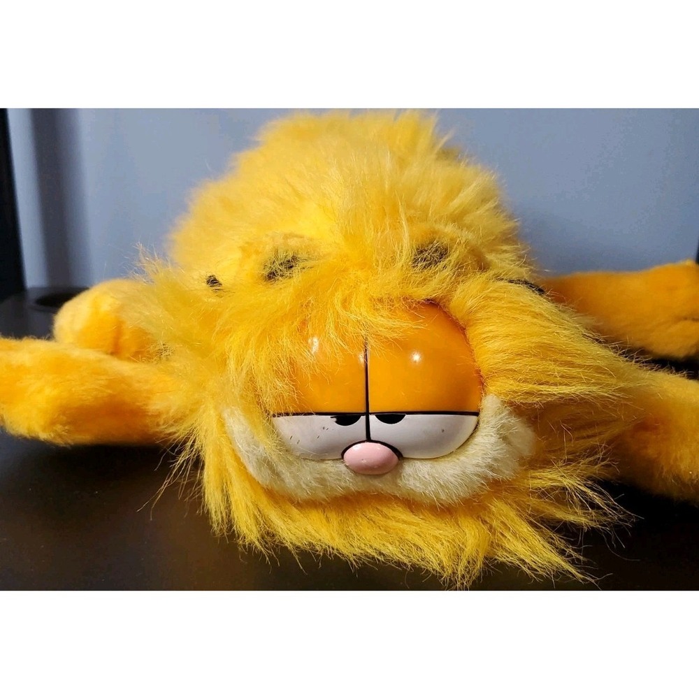 1978 Vintage Dakin Plush Garfield Cat. Blow Out Fluffy Fuzzy Long Hair